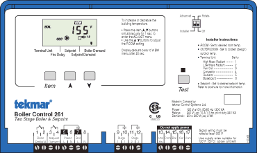 tekmar 261 Boiler Control