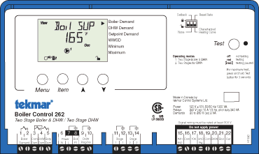 tekmar 262 Boiler Control